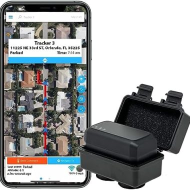 Optimus 3.0 GPS Tracker – Over 1 Month Battery – with Heavy Duty Waterproof Case and Powerful Magnets for Vehicles and Assets